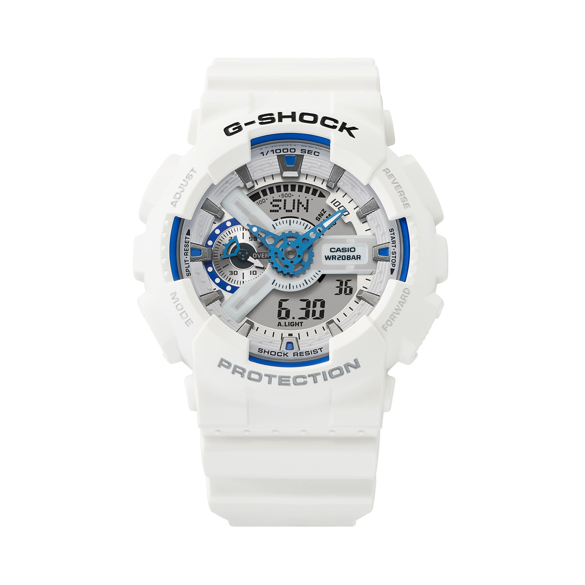 G-Shock GA-110HDS-7AER Hidden Glow UV reveal