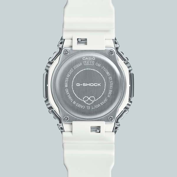 Casio G-Shock GM-2100WS-7AER strap and side view