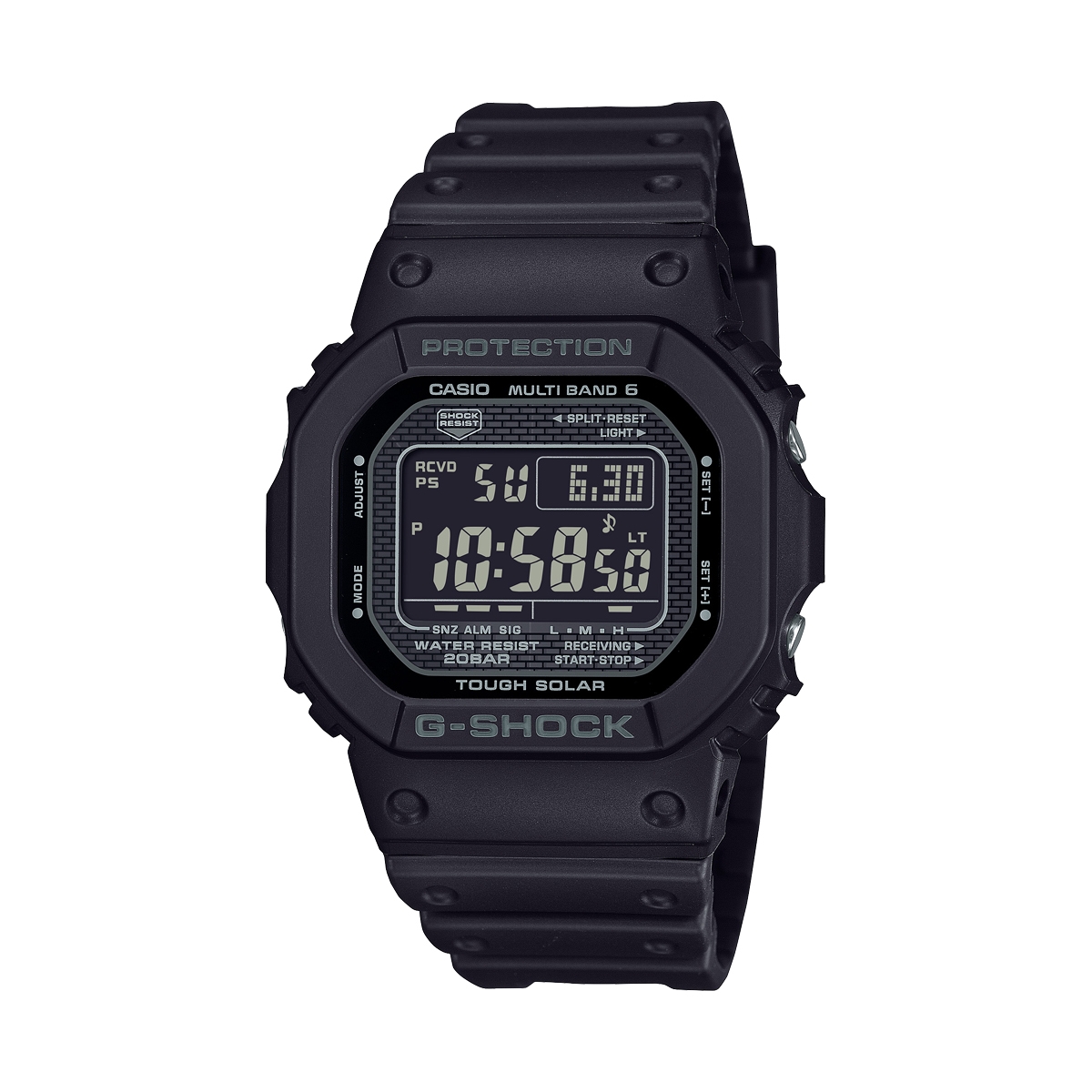 Casio G-Shock GW-5000HS-1ER Full Black front view