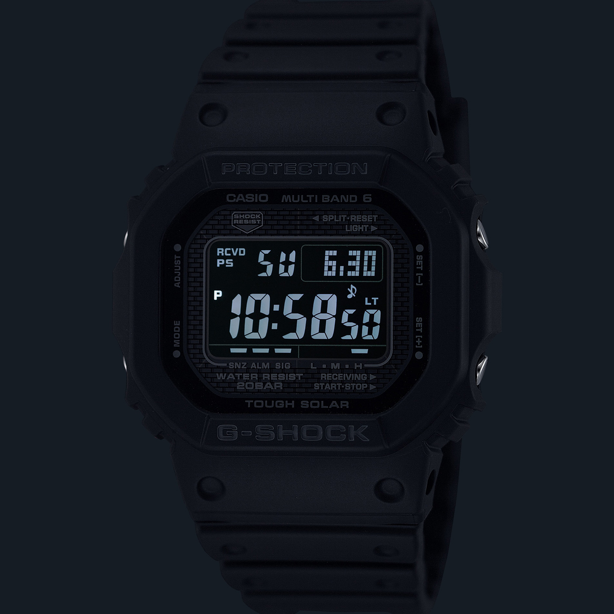Casio G-Shock GW-5000HS-1ER strap detail