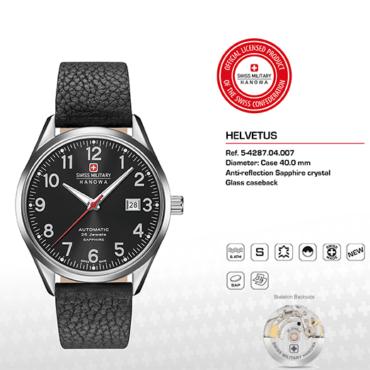 swiss military hanowa helvetus automatic